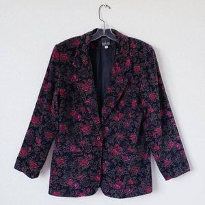 WOMEN'S VINTAGE VELVET BLAZER | 8
